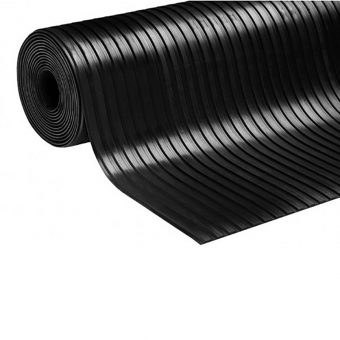 Průmyslová protiskluzová podlahová guma Wide Grooves - 10 m x 125 cm x 0,3 cm