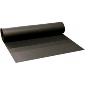 Černá pryžová EPDM deska - délka 10 m, šířka 120 cm a výška 0,1 cm