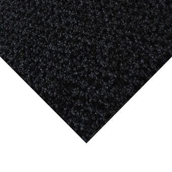 Černá kobercová vnitřní čistící zóna Alanis - 100 x 100 x 0,75 cm