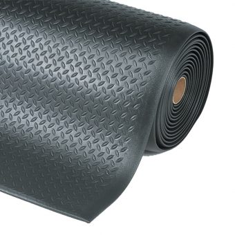 Černá protiúnavová průmyslová rohož Diamond, Sof-Tred - 150 x 91 x 1,27 cm