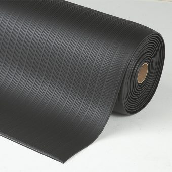 Černá protiúnavová průmyslová rohož Airug - 91 x 60 x 0,94 cm