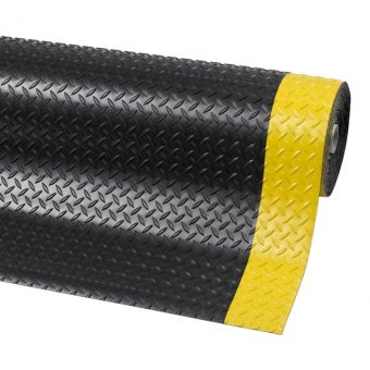 Černo-žlutá protiskluzová rohož Diamond Plate Runner - 2280 x 91 x 0,47 cm