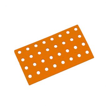 Oranžový plastový nájezd AT-STD, AvaTile - 25 x 13,7 x 1,6 cm