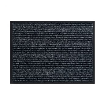 Antracitová vnitřní vstupní čistící rohož Everton - délka 40 cm, šířka 60 cm a výška 0,8 cm