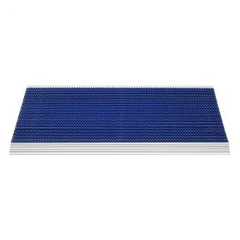Modrá venkovní čistící kartáčová rohož Outline - 50 x 80 x 2,2 cm