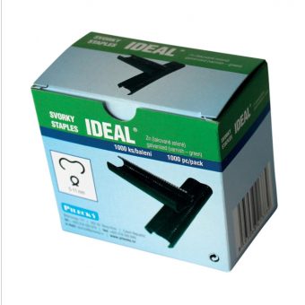 Svorky IDEAL Zn + PVC 1000ks/bal, zelené