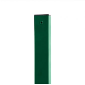 Sloupek čtyřhranný PILOFOR Zn + PVC 2000/60x60/1,5mm, zelený