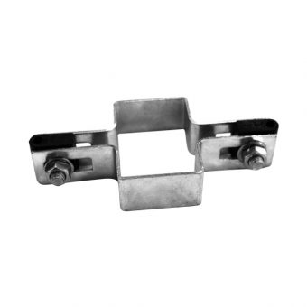 Příchytka na sloupek 60x40 mm průběžná, Zn