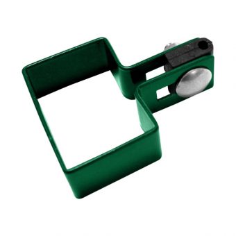 Příchytka na sloupek 60x40 mm koncová, zelená
