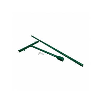 Rucní "T" kríž O 56mm pro zemní vruty, zelený (třídílná sada)