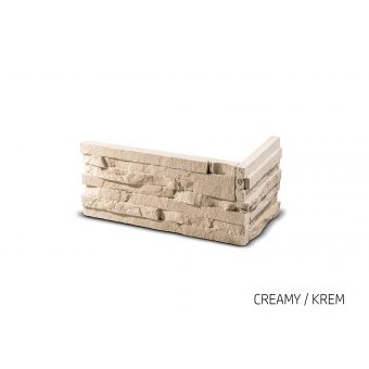ROH Obkladový kámen TEPIC krémová 330x145x145x25 mm Sádra balení 0,87bm