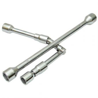 Klíč na kola křížový skládací 17, 19, 21, 23 mm
