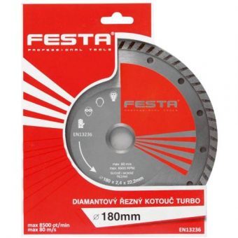 Kotouč diamantový turbo ? 230 x 22,2 mm, FESTA