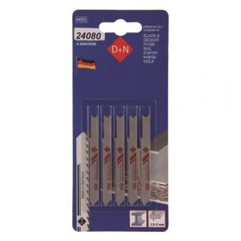 Pilka přímočará Black&Decker HSS, 5 ks, 50/1 mm, 11012
