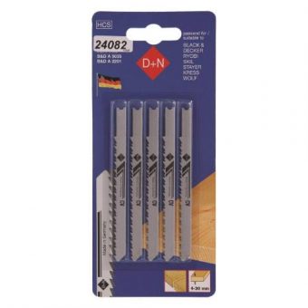 Pilka přímočará Black&Decker, 5 ks, 75/1,45mm, 12225