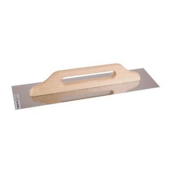 Hladítko nerez hladké, 500 x 130 mm, dřevěná rukojeť, FESTA