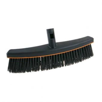 Smeták plastový, 37 cm, vlas 7 cm, click, černý
