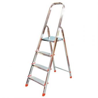 Schůdky Al, 4 příčky, nosnost 120 kg, ALVE 2914