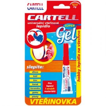 Lepidlo vteřinové CSG 301G, 3 g, gel