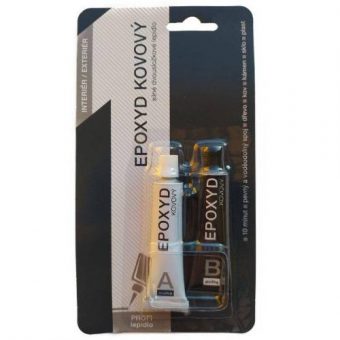 Epoxyd kovový dvousložkový CARTELL, 2 x 12 g