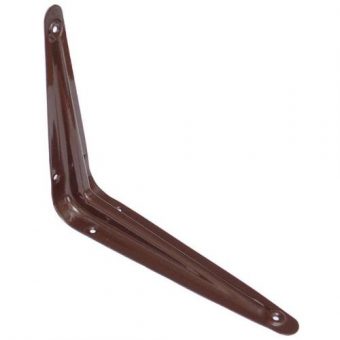 Konzole ocelová, 200 x 150 mm, hnědá