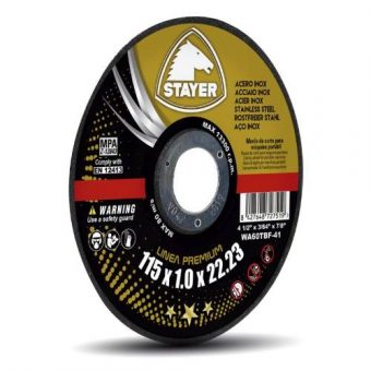 Kotouč řezný na kov PREMIUM T41, ? 115 x 1 x 22,23 mm, STAYER
