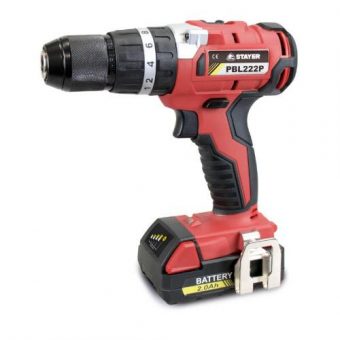 Vrtačka aku PBL 222 PK, 18V, 2Ah, 2 baterie Li-ion, kufr, STAYER