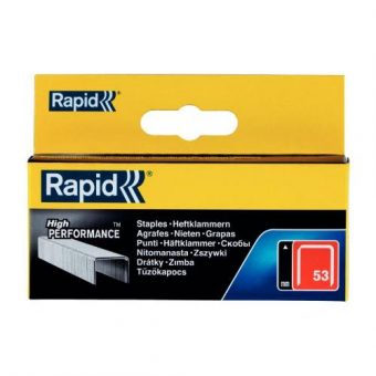 Spony High Performance, 53/12 mm, 5000 ks, krabička, RAPID