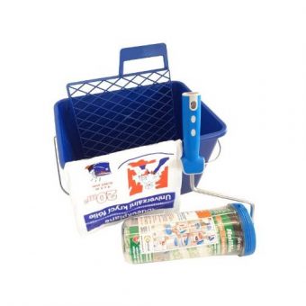 Sada váleček RollMatic, ? 88 mm v boxu, 250 mm, s držákem + fólie + mřížka + kbelík