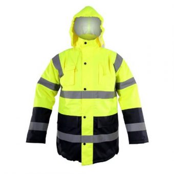 Bunda zimní reflexní, žlutá, XL, LAHTI PRO