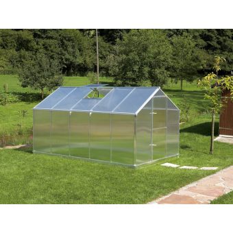 Zahradní skleník z polykarbonátu Gardentec F5 3,74 x 2,27 m