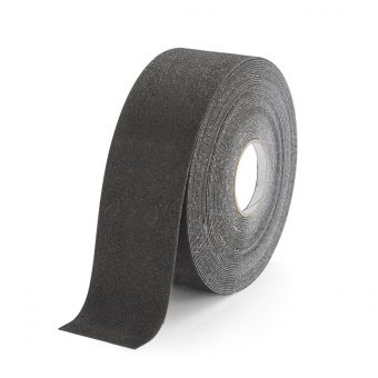 Černá korundová protiskluzová páska FLOMA Extra Thick - 18,3 m x 10 cm a tloušťka 2 mm