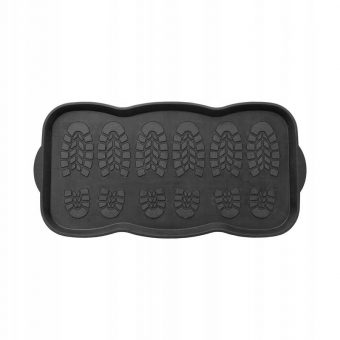 Gumový odkapávač na boty FLOMA Foot - 40 x 80 x 3,5 cm