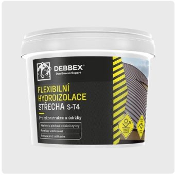 Flexibilní hydroizolace STŘECHA S-T4 12 kg - Černá