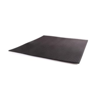 Rýhovaná pryžová podlahovina jemná Fine SBR 65°Sh 4x1200x10000 mm - role 12 m2