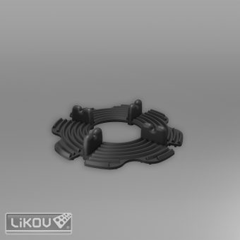 LIKOV Terč pod dlažbu gumový 120 x 8mm s pevnou spárou 4mm