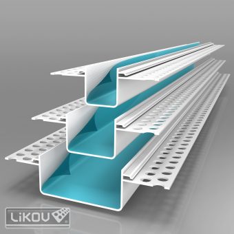 LIKOV LBP PVC 50/20/2500/lišta bosážní bez tkaniny