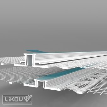 LIKOV LD-LI PVC 10/2500/VERTEX/lišta dilatační univerzální 2D