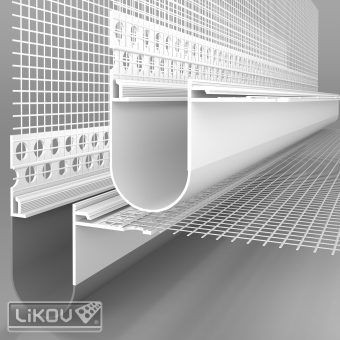 LIKOV LD-NH R PVC 06 2500/VERTEX/lišta dilatační rohová 2D - malé balení