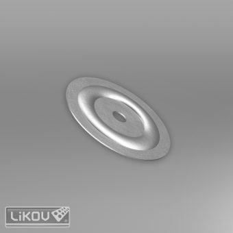 LIKOV KD-07-L/kovový požárně odolný přídavný talířek