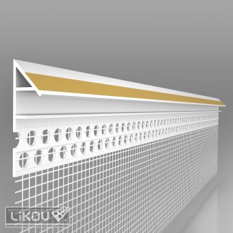 LIKOV LX-ATP 06/2500/VERTEX/lišta ukončovací atiková s páskou 6mm