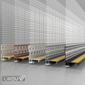 LIKOV LS2-ADAPT 06/2600/šedá antracit RAL 7016/VERTEX/lišta okenní začišťovací 2D 6mm