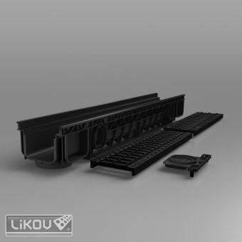 LIKOV LikoDrain WDR-X-Z 13x7,5/1,0m žlab