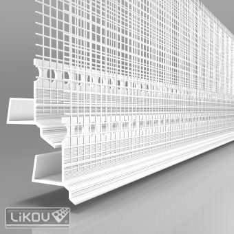 LIKOV LE-N 06/12,5/2500/VERTEX/lišta ukončovací s nepřiznanou okapnicí