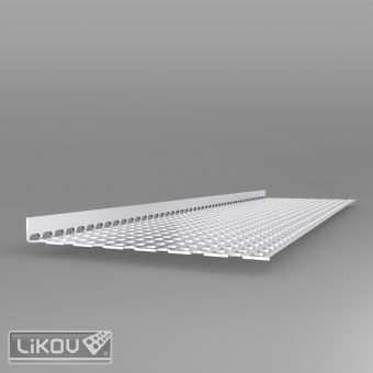 LIKOV LU-L 08/050x10/2500/lišta uzavírací horní větrací