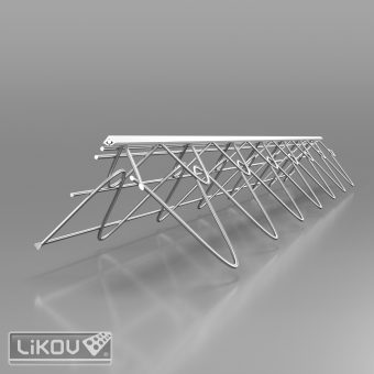 LIKOV APBK 2950 drátěný roh klenbový s PVC hranou