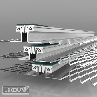 LIKOV PZE-DC 18/3000/pozink/lišta dilatační Catnic 18mm (7009)