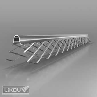 LIKOV PZ-KC 2750/pozink/roh kulatý/lišta rohová Catnic (4001)