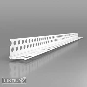 LIKOV G-LPF PVC 23x23/2500/lišta rohová s prolisem/flexibilní ramena