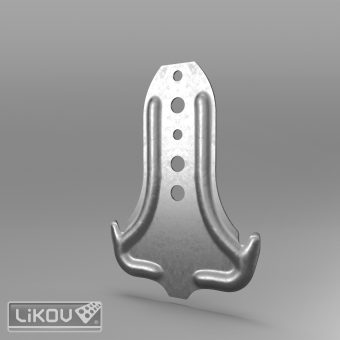 LIKOV Krokvový závěs 10/250 zaoblený - hříbek